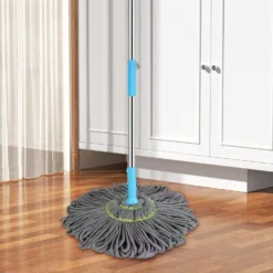 Extendable 90CM Twist Mop – 2-in-1 Rotatable Adjustable Floor Mop