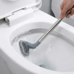Toilet Cleaning Brush With Hanging Sticker